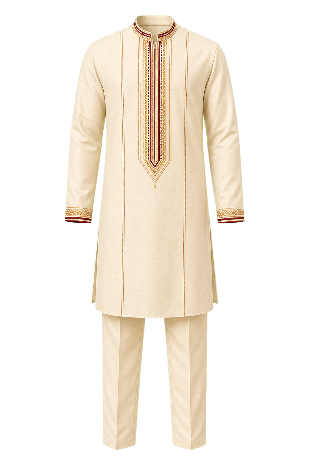 Kaftan ivoire